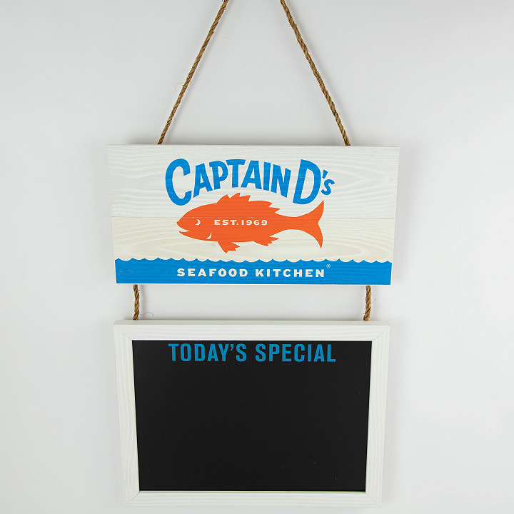 Captain D's Menu Signage, Screen Printed