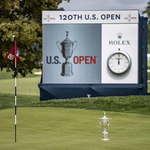 Signage for US Open